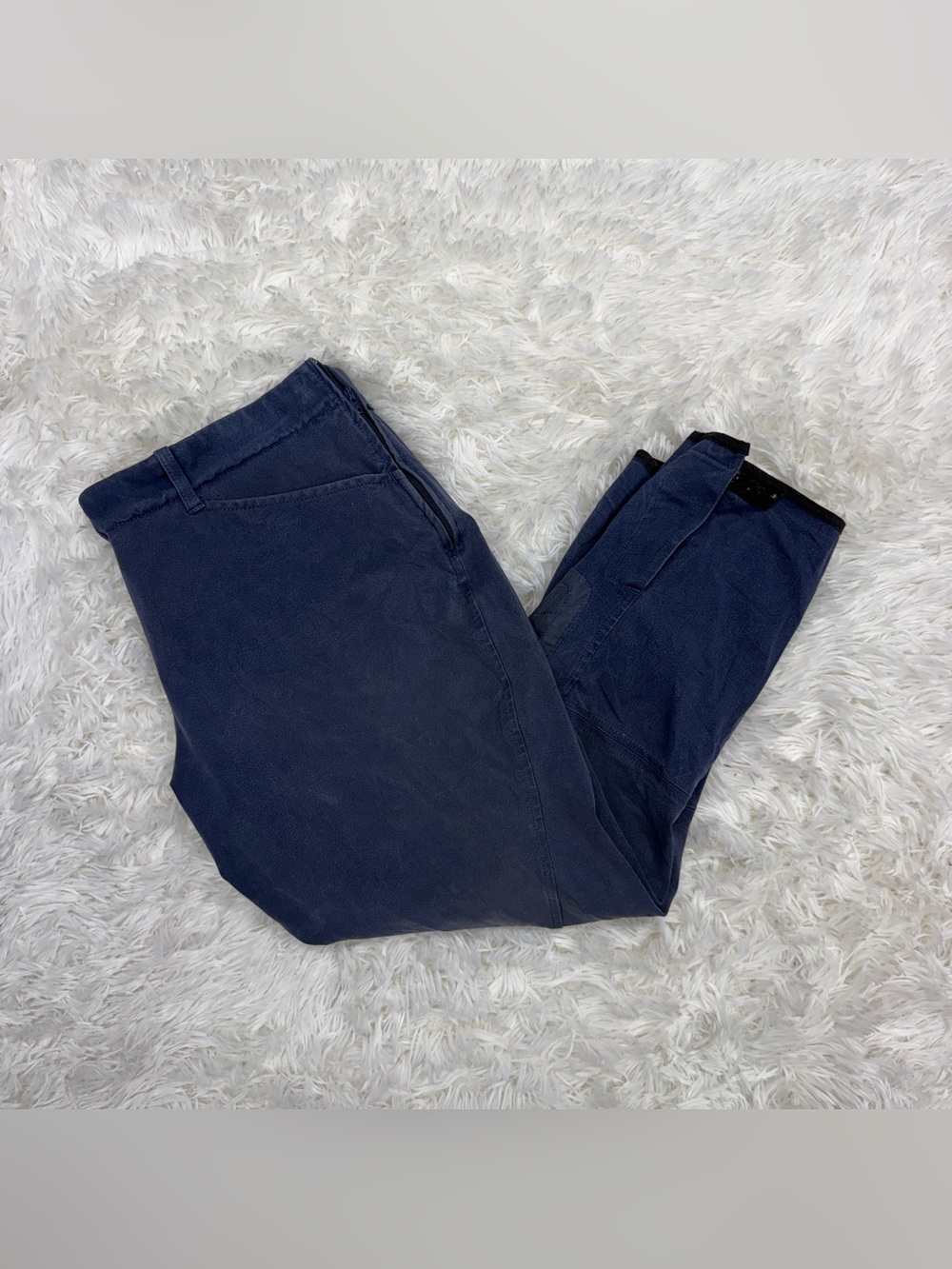 Women’s Size 34R Blue Tailored Sportsman Knee Patch Horseback Riding Breeches